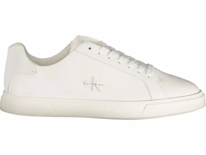 Calvin Klein White Polyurethane Women Sneaker