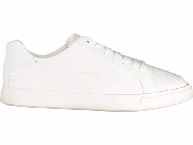 Calvin Klein White Polyurethane Men Sneaker
