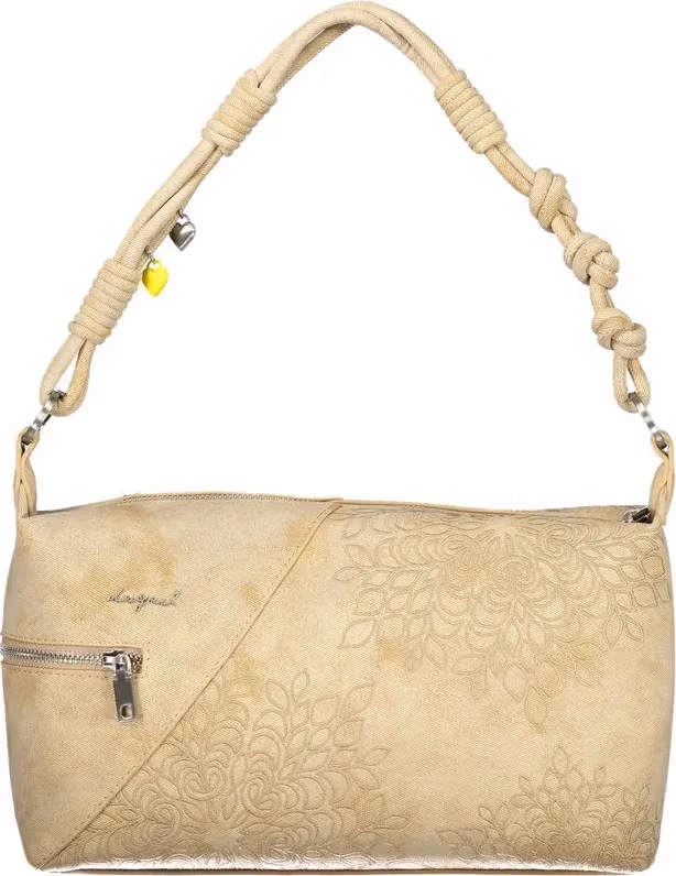 Desigual Beige Polyurethane Women's Shoulder Bag