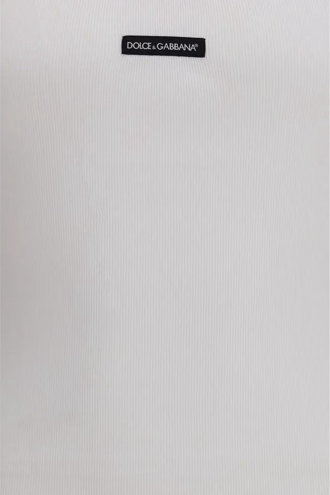 Dolce & Gabbana White Cotton Top