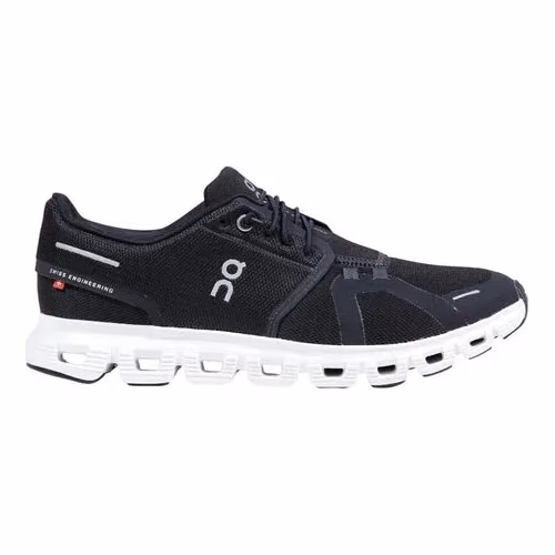 On Running Black And White Recycled Polyester Athletic Sneakers