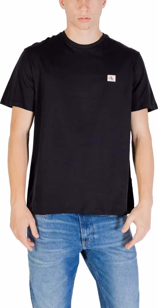 Calvin Klein Jeans Black Cotton T-Shirt