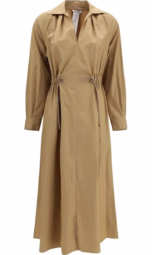Max Mara Beige Cotton Casual Dress