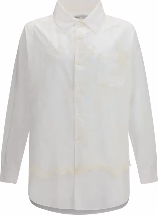 Our Legacy White Cotton Pattern Shirt