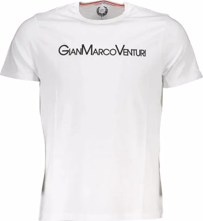 Gianmarco Venturi White Cotton Men T-Shirt