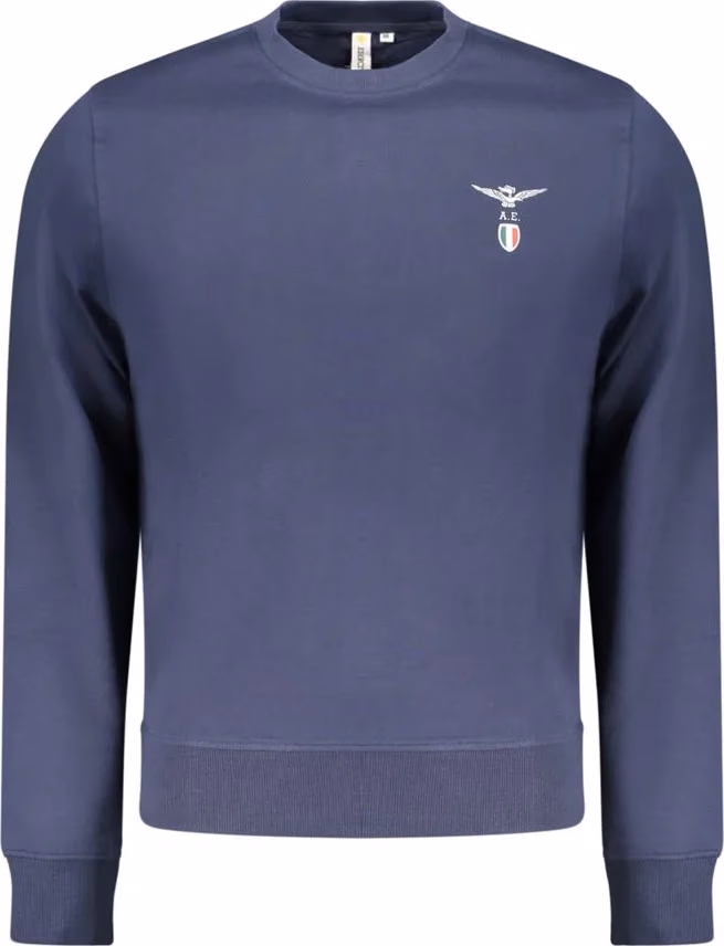Accademia Militare Blue Cotton Men's Sweatshirt