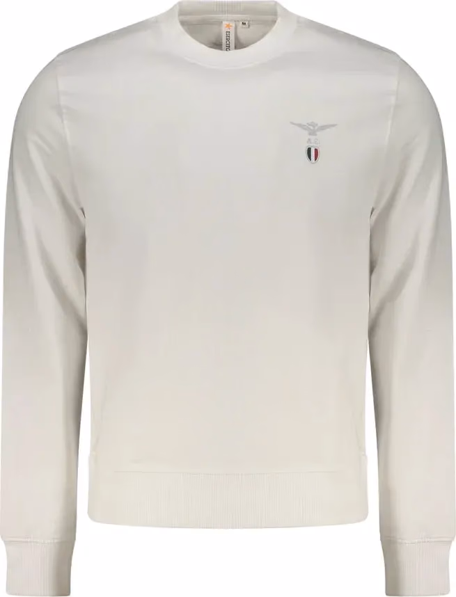 Accademia Militare Bianco Cotton Men Sweatshirt