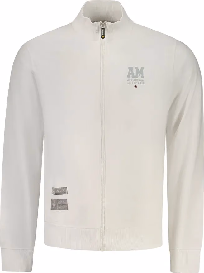 Accademia Militare White Cotton Men's Sweatshirt