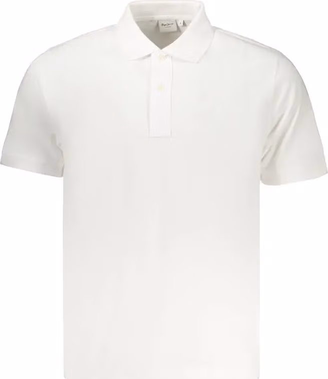 Pepe Jeans White Cotton Men Polo Shirt