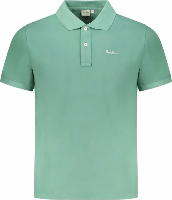 Pepe Jeans Verde Organic Cotton Mens Polo Shirt
