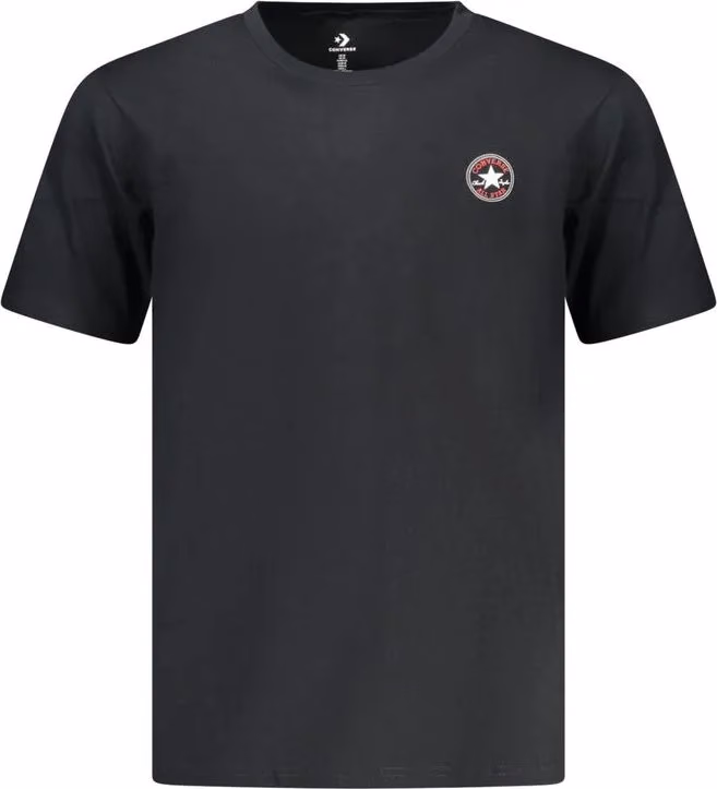 Converse Black Cotton Men T-Shirt