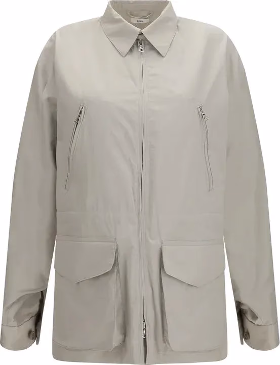 RIER Gray Cotton Shell Jacket