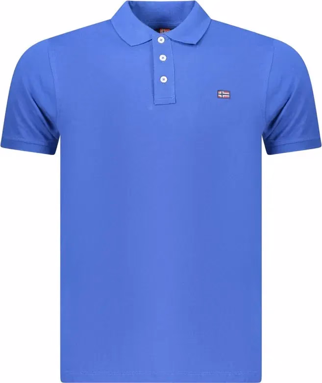 Norway 1963 Blue Cotton Men's Polo Shirt