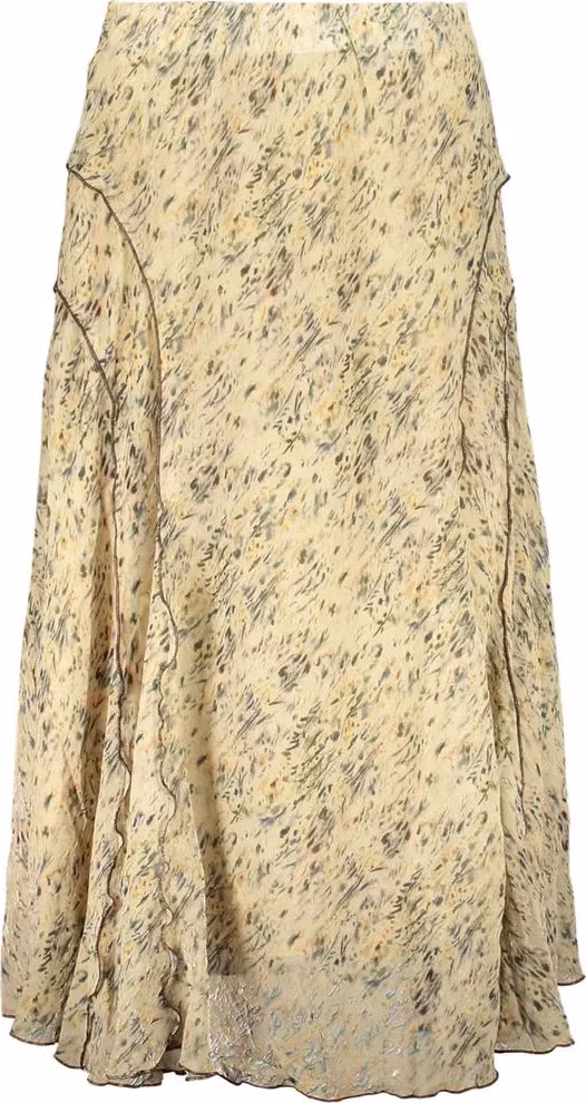 Desigual Beige Polyester Women's Skirt