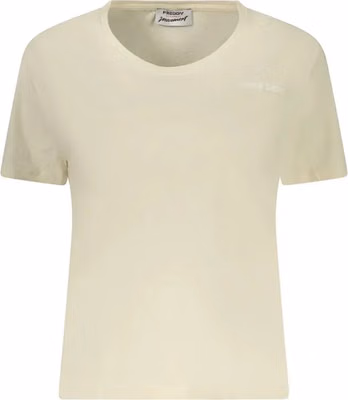 Beige Cotton Women's T-Shirt