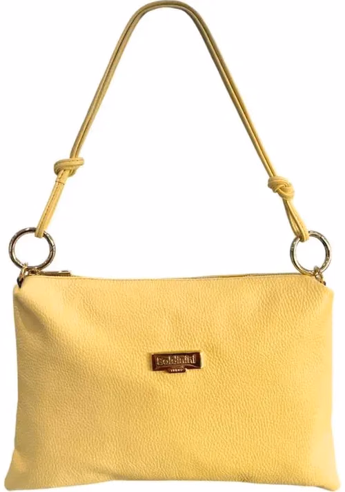 Baldinini Trend Yellow Leather Women Bag
