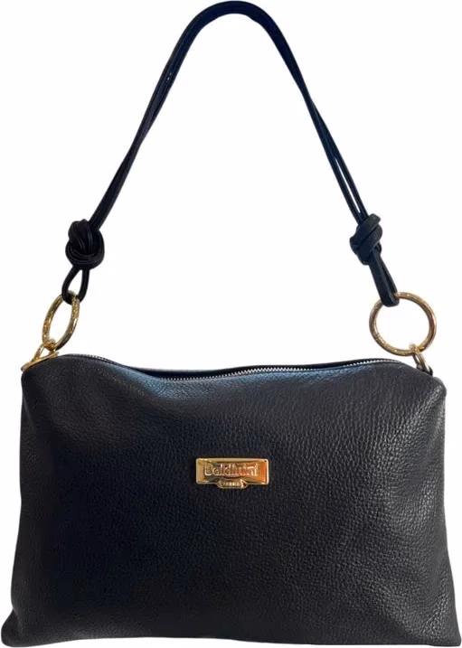 Baldinini Trend Black Leather Women Bag