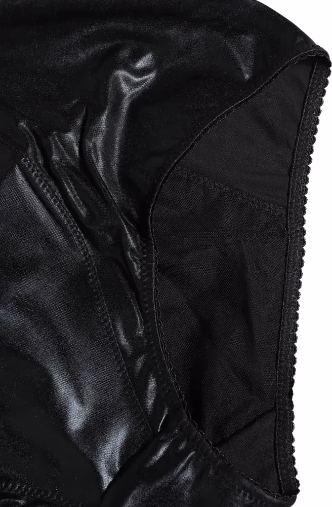 Dolce & Gabbana Black High Waisted Slip Girdle Panty Underwear