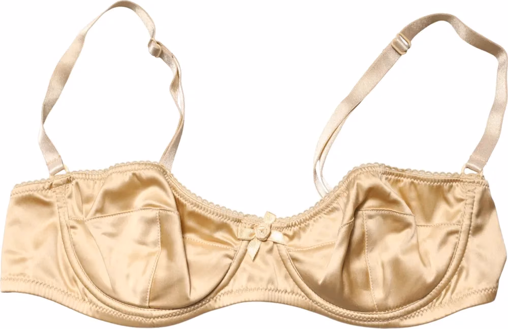 Dolce & Gabbana Beige Semi-Pad Underwire Balconette Bra Underwear