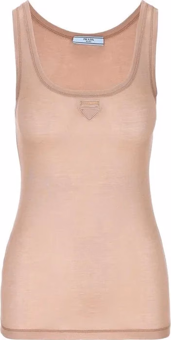 Prada Multicolor Silk Tank Tops