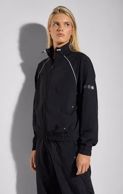 Black Polyamide Sweatshirt