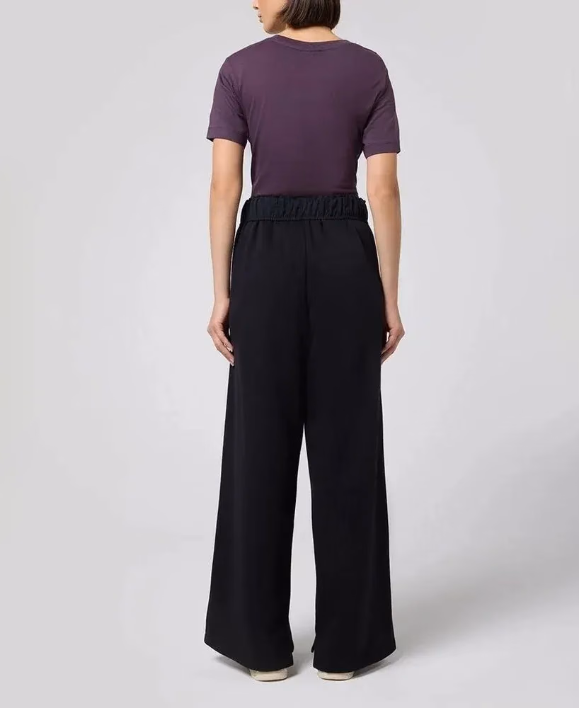Champion Black Cotton Casual Pants