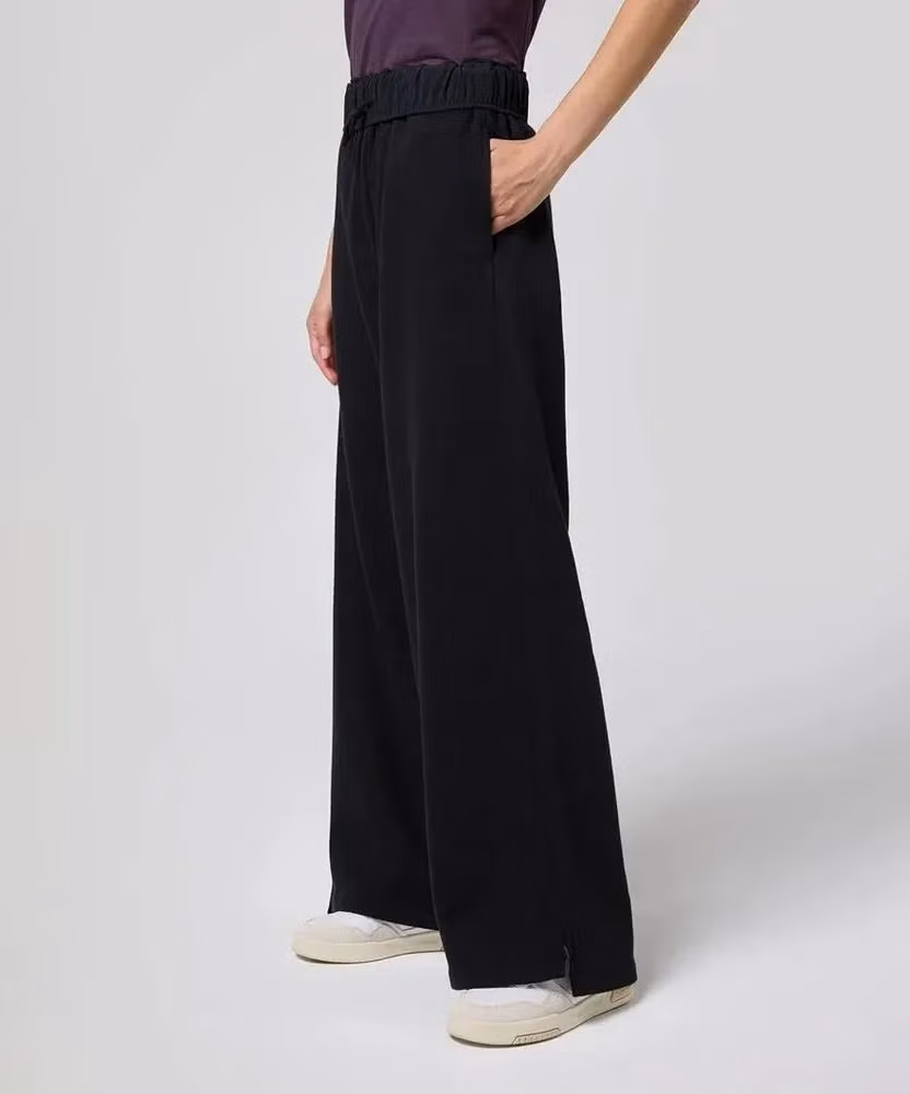 Champion Black Cotton Casual Pants