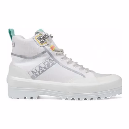 Superga White Fabric Chunky Sneakers