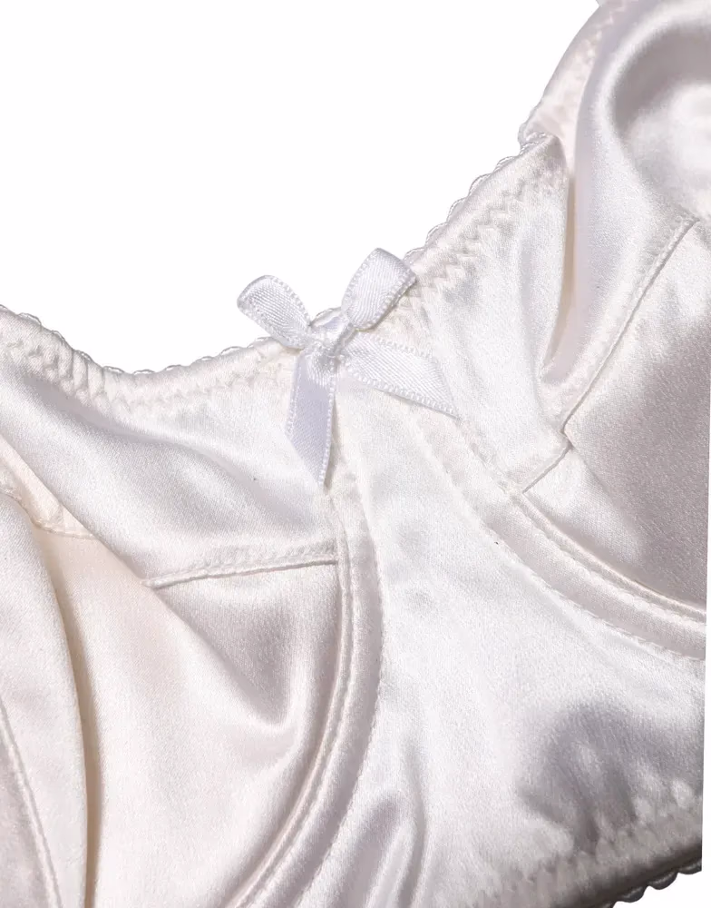 Dolce & Gabbana White Semi-Pad Underwire Balconette Bra Underwear