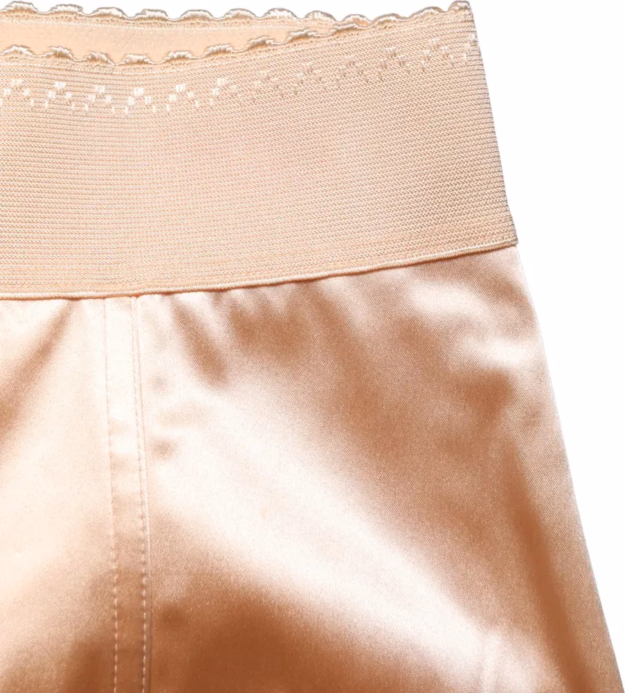 Dolce & Gabbana Beige Silk Blend High Waist Girdle Panty Underwear