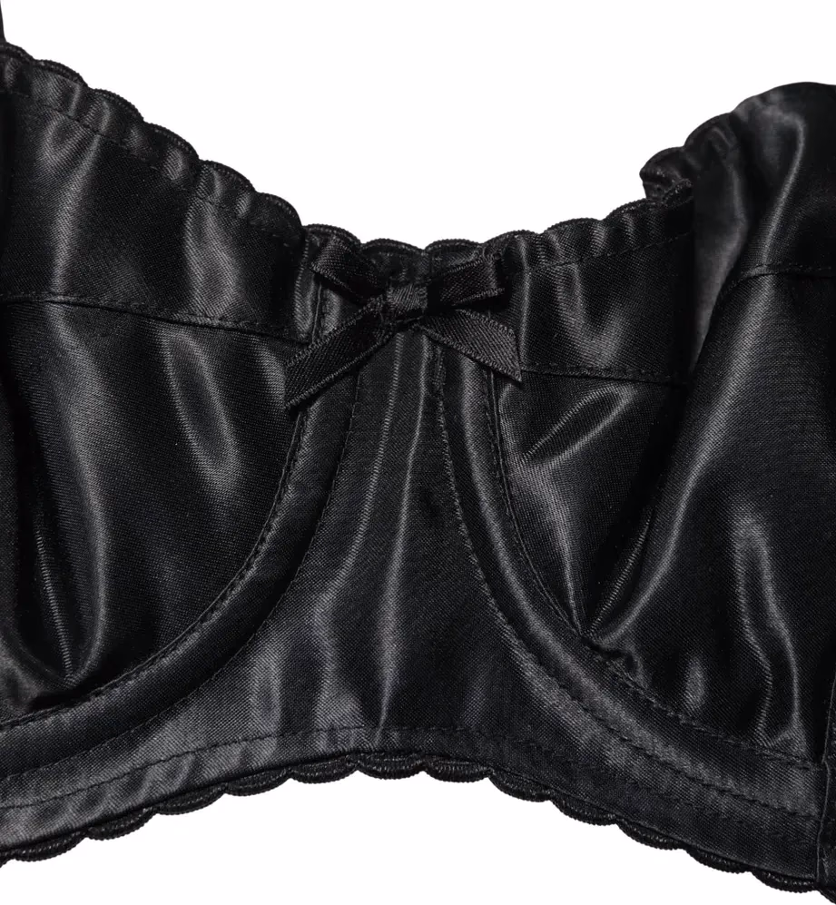 Dolce & Gabbana Black Semi-Pad Underwire Balconette Bra Underwear