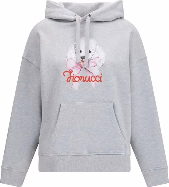 Fiorucci Gray Cotton Sweatshirt