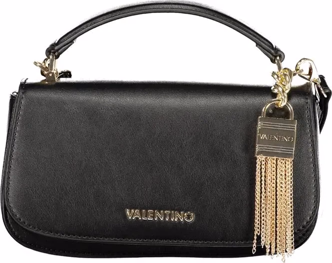 Mario Valentino Black Polyurethane Women's Bag