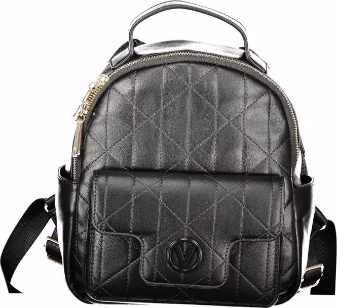 Mario Valentino Black Polyurethane Women's Backpack