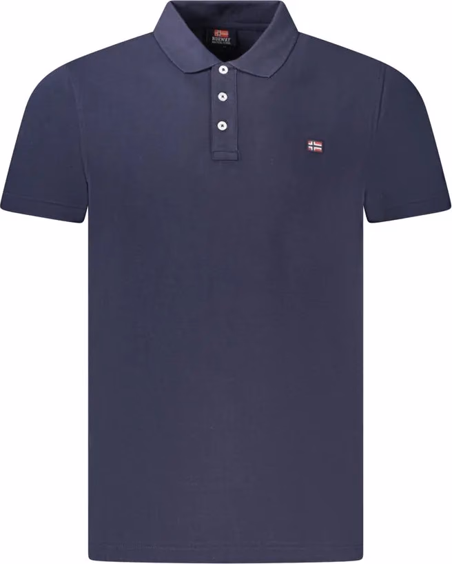 Norway 1963 Blue Cotton Men's Polo