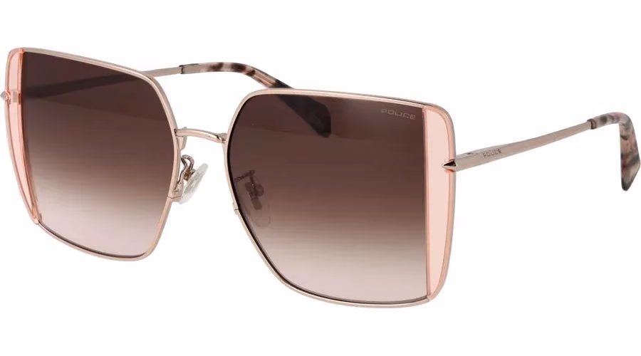 Police Rose Gold Metal Sunglasses