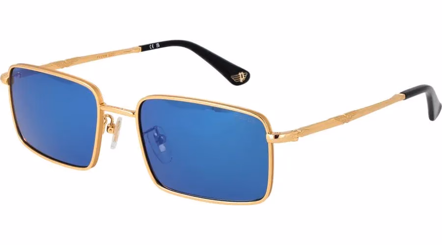 Police Gold Metal Sunglasses