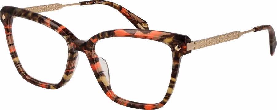 Police Multicolor Metal Glasses (Frames)