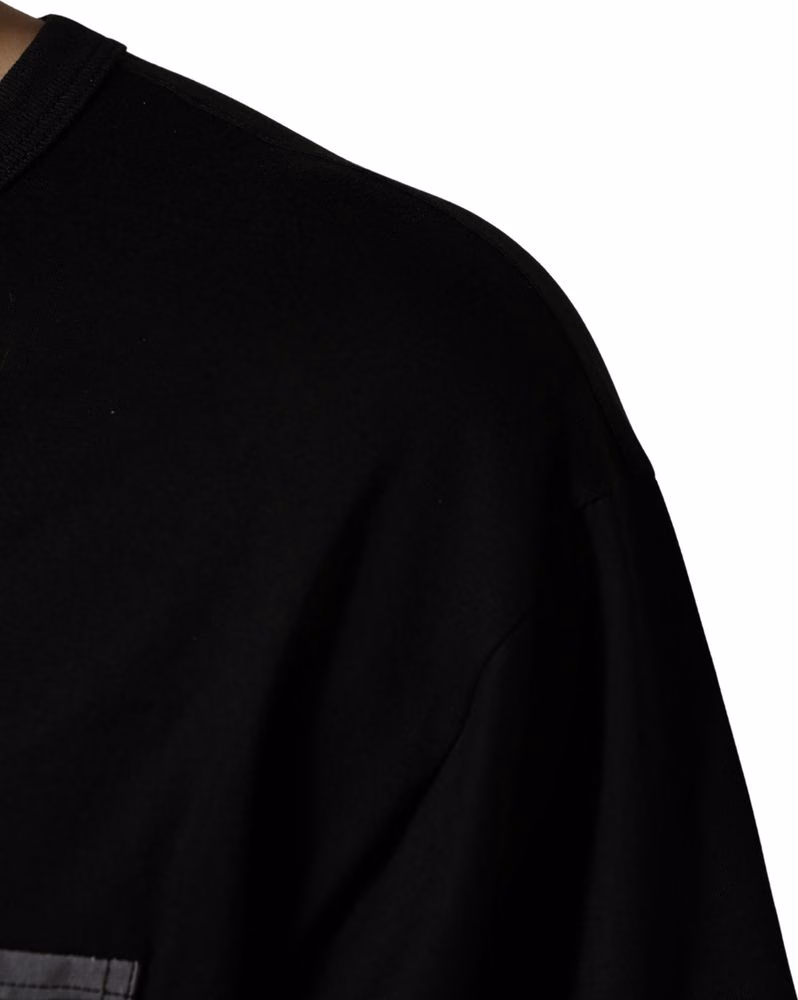 Dolce & Gabbana Black Camouflage Pocket Oversized T-shirt