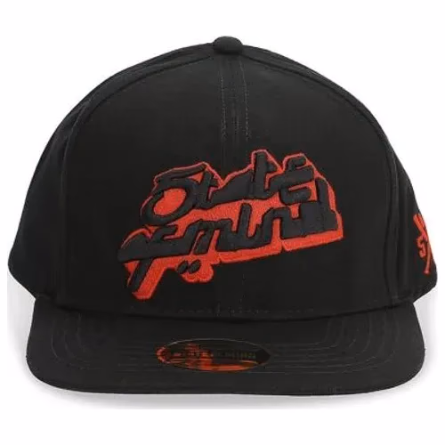 5TATE OF MIND Black Cotton Cap (Baseball Hat)