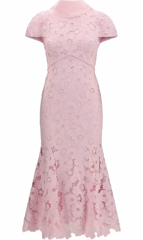 Self-Portrait Multicolor Polyester Cocktail Dress