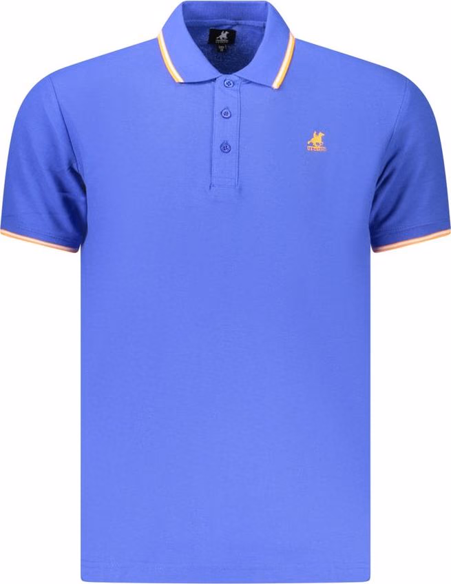 U.S. Grand Polo Blue Cotton Men's Polo