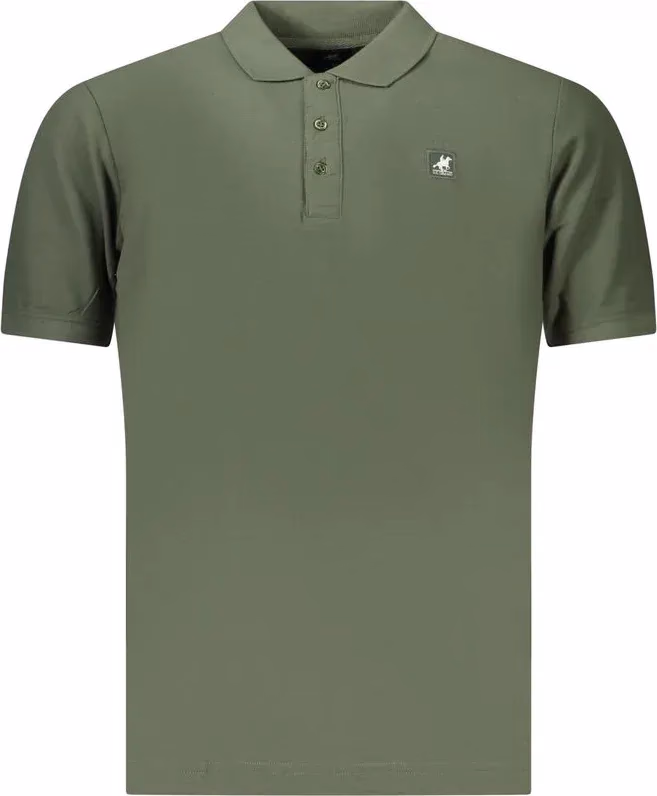 U.S. Grand Polo Green Cotton Men's Polo Shirt