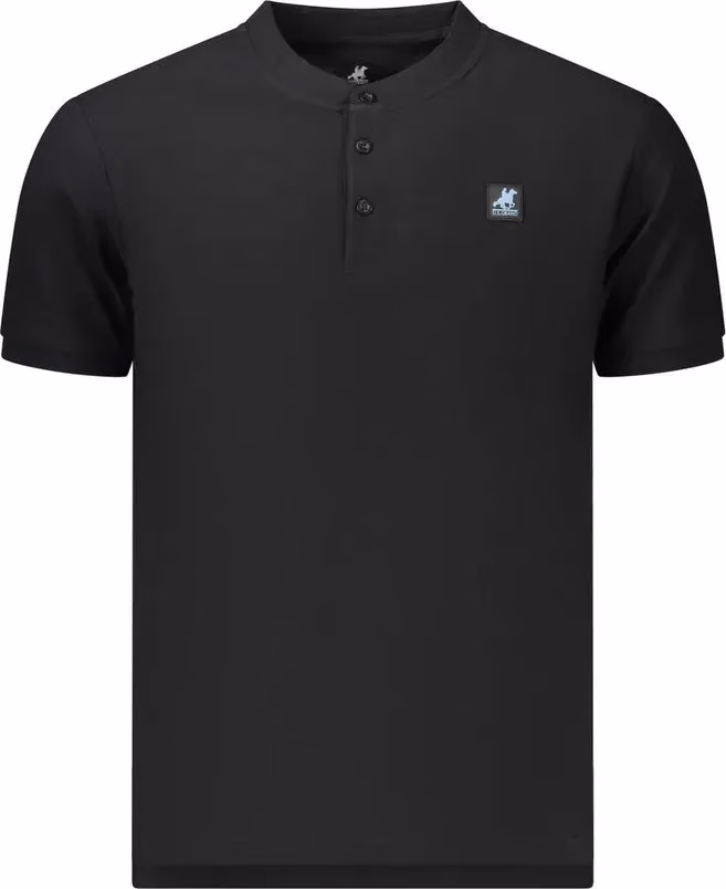 U.S. Grand Polo Black Cotton Men's Polo Shirt