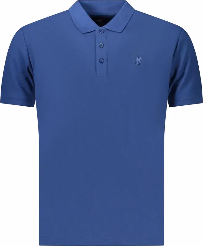 U.S. Grand Polo Blue Cotton Mens Polo