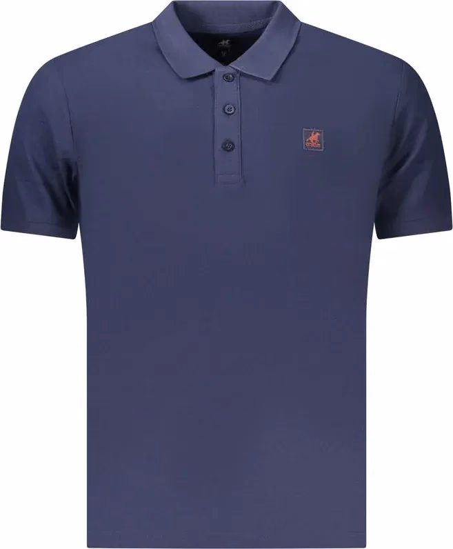U.S. Grand Polo Blue Cotton Mens Polo Shirt