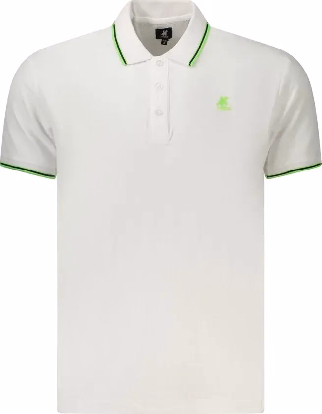 U.S. Grand Polo White Cotton Men's Polo Shirt