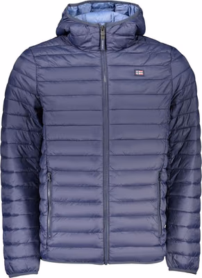 Blue Polyamide Men's Jacket