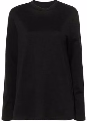 Black Cotton T-Shirt