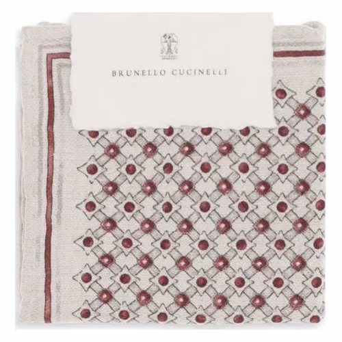 Brunello Cucinelli Multicolor Silk Scarf